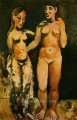 Deux femmes nues 2 1906 年代の抽象的なヌード